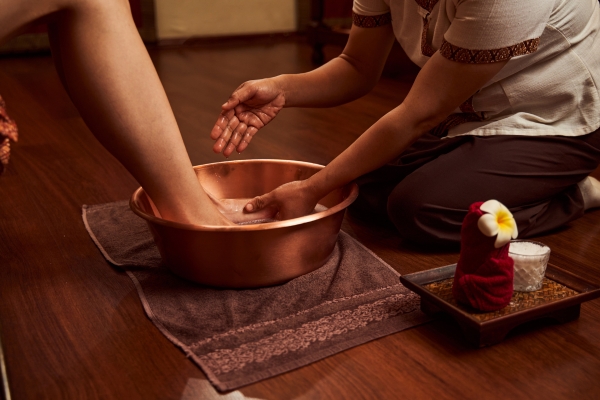 Natural pedicure