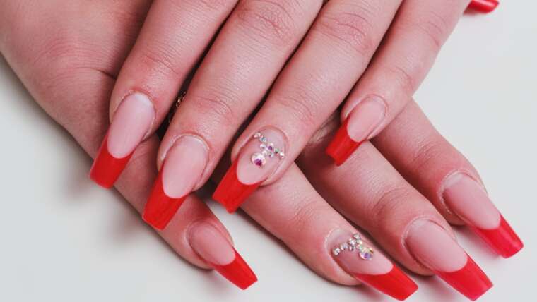 french nail art