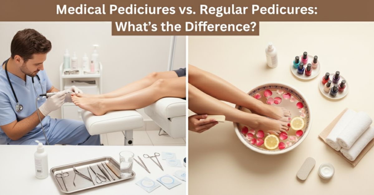 Medical Pedicures vs Regular Pedicures What’s the Difference