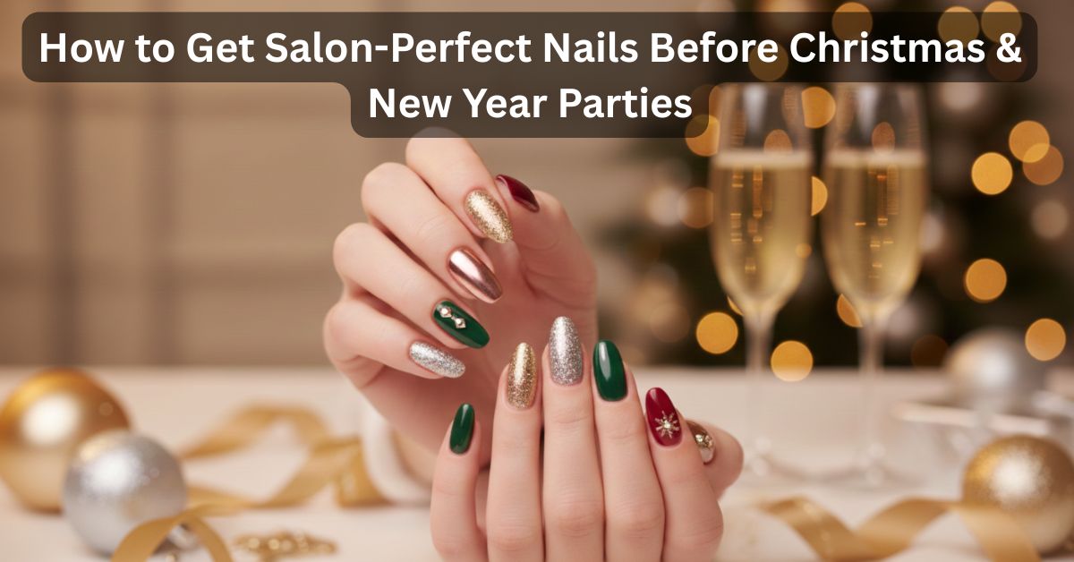 How to Get Salon Perfect Nails Before Christmas & New Year Parties