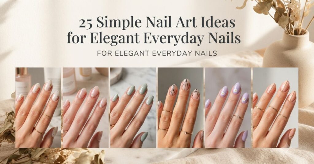 25 Simple Nail Art Ideas for Elegant Everyday Nails