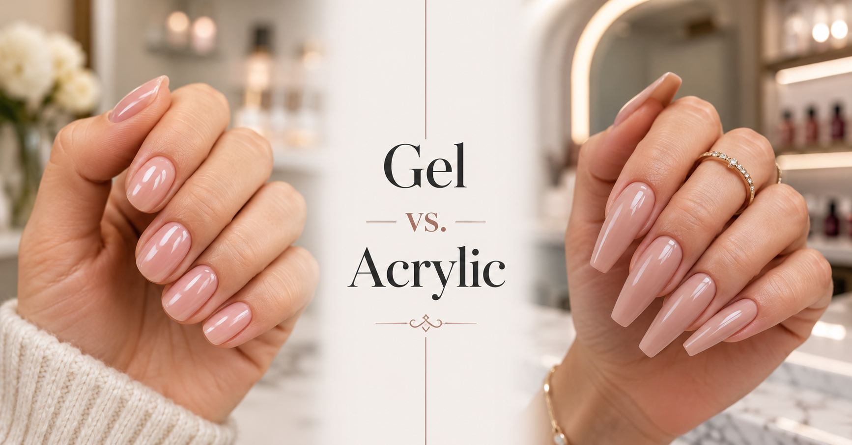 Gel Nail Polish vs. Acrylic Nails: What's the Difference?